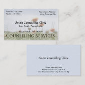 Psychologin Psychologin Psychologie Business Card Visitenkarte (Vorne/Hinten)