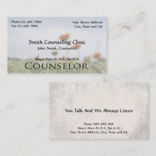 Psychologin Psychologin Psychologie Business Card Visitenkarte