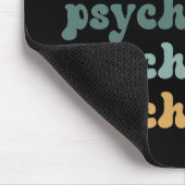 Psychologin Retro Psychology Student Abschluss Mousepad (Ecke)