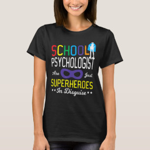 Psychologin Superheros, Schule Psychologin T-Shirt