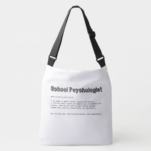Psychologin-Tasche Tragetaschen Mit Langen Trägern (Vorderseite)