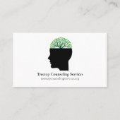 Psychologin Therapiebehandlung Tree Mindfulness Co Visitenkarte (Rückseite)