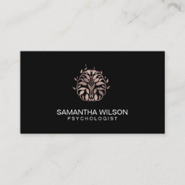 Psychologin Therapieberater Psychiatristin Gehirn Visitenkarte