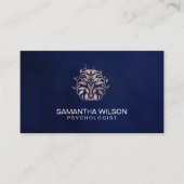 Psychologin Therapieberater Psychiatristin Gehirn Visitenkarte (Vorderseite)