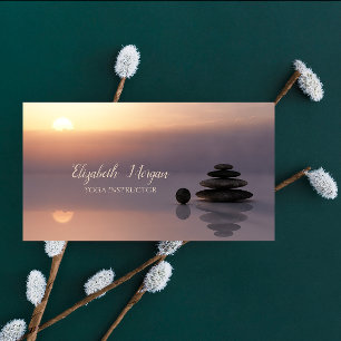 Psychologin Therapist Zen, Sunset Visitenkarte