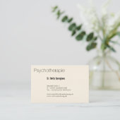 Psychologinnen visitenkarte (Stehend Vorderseite)