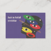 Psychologinnen visitenkarte (Rückseite)