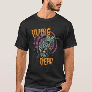 Psychologisch Horror Punk Rock T Shirt HR Living D