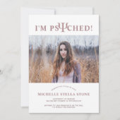 Psychologische Abschluss Einladung (Vorderseite)