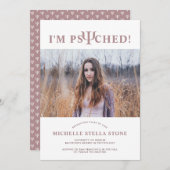 Psychologische Abschluss Einladung (Vorne/Hinten)