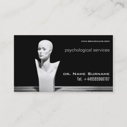 psychologische Dienstleistungen Visitenkarte (Vorderseite)