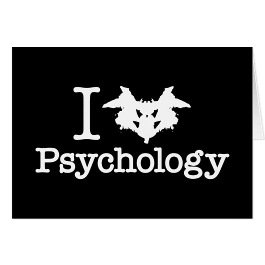 Psychologische Karte (Rorschach Inkblot) (Vorderseite (Horizontal))