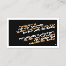 PSYCHOLOGISCHE Minimalistische Visitenkarte