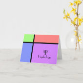 Psychologische Mitteilungskarten (Gelbe Blume)