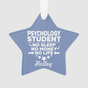 Psychologische Uni Student No Life oder Money Ornament