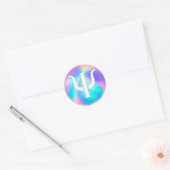 Psychologisches Symbol Runder Aufkleber (Umschlag)