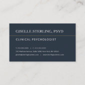 Psychologist Office Appointment Reminder Visitenkarte (Vorderseite)