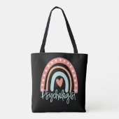 Psychologist Phd PsyD Graduation Gift Major Boho Tasche (Rückseite)