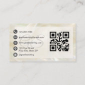 Psychologist QR Code Visitenkarte (Rückseite)