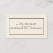 Psychologist, Therapist,Chic Lotus Visitenkarte (Rückseite)