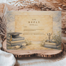 Psychology Graduation RSVP Karte