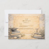 Psychology Graduation RSVP Karte (Vorderseite)