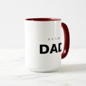Psychology Statistics Mug | Significant Dad Tasse (VorderseiteRechts)