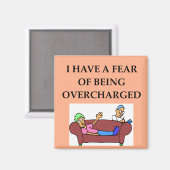 PSYCHology Witz Magnet (Vorderseite/Rückseite)