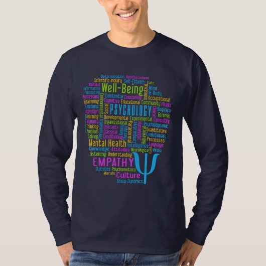 PSYCHOLOGY Word Cloud Shirts & Jackets (Vorderseite)