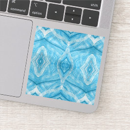 Psychomachia Blau Abstrakt Wasserfarben Kunst Aufkleber