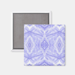 Psychomachia Lila Abstrakte Aquarellkunst Magnet
