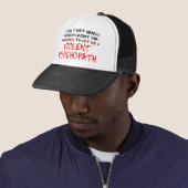 Psychopath Credit Funny Ball Cap Hat Truckerkappe (Beispiel)
