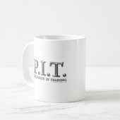 Psychopath im Training Kaffeetasse (Vorderseite Links)