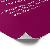 Psychopathen Poster (Ecke)