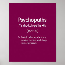 Psychopathen Poster