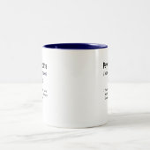Psychopathen Zweifarbige Tasse (Mittel)