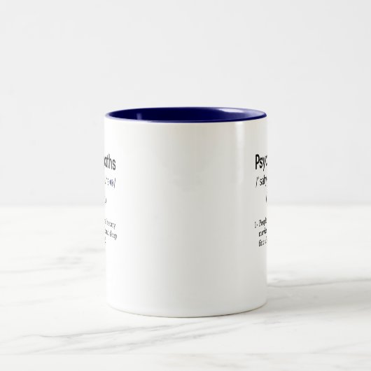 Psychopathen Zweifarbige Tasse (Mittel)
