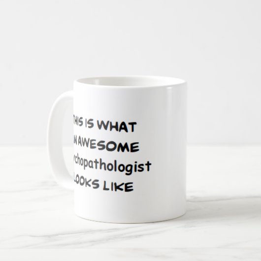 Psychopathologin, phantastische Tasse (Vorderseite Links)