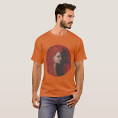 Psychopomp Redhead Woman Bird Fantasy Surreal Art T-Shirt (Vorne ganz)