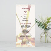 Psychopsis Mendenhall Hildos Hochzeitsprogramm Programm (Stehend Vorderseite)