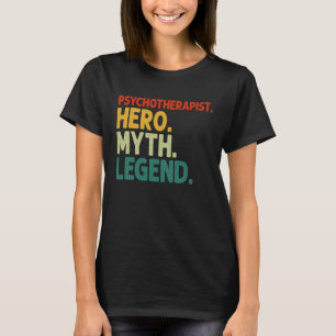 Psychotherapeut Held Mythos Legende Vintage Psycho T-Shirt