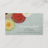 Psychotherapeut Visitenkarte (Rückseite)