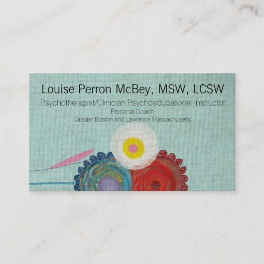 Psychotherapeut Visitenkarte (Vorderseite)