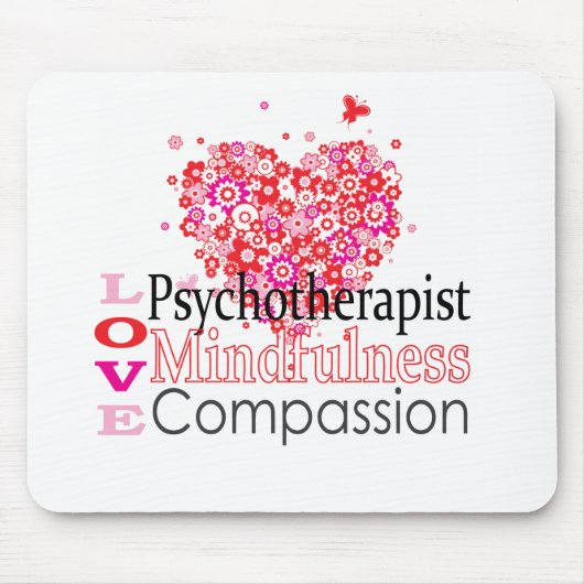 Psychotherapeuten sind mitfühlend mousepad (Vorne)