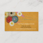 Psychotherapeutin Klinische Psychopädagoge Visitenkarte (Rückseite)