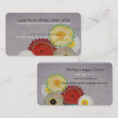 Psychotherapeutin Klinische Psychopädagoge Visitenkarte (Vorne/Hinten)