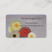 Psychotherapeutin Klinische Psychopädagoge Visitenkarte (Rückseite)