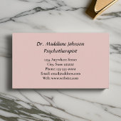 Psychotherapeutin oder Psychologin Cherry Blossom Visitenkarte