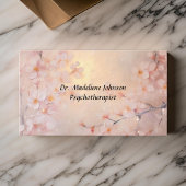 Psychotherapeutin oder Psychologin Cherry Blossom Visitenkarte