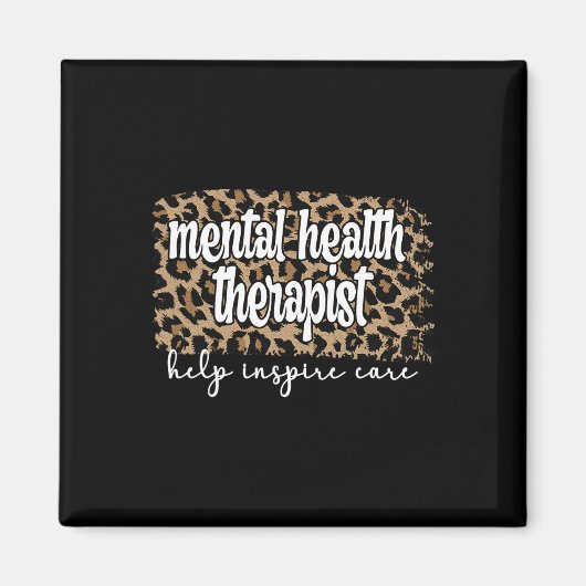 Psychotherapeutin Psychische Gesundheitstherapie Magnet (Vorne)